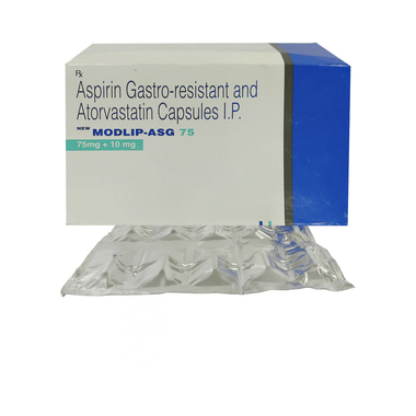 MODLIP ASP 10 MG/75 MG CAPSULE