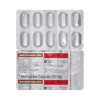 Molnumize 200mg Capsule