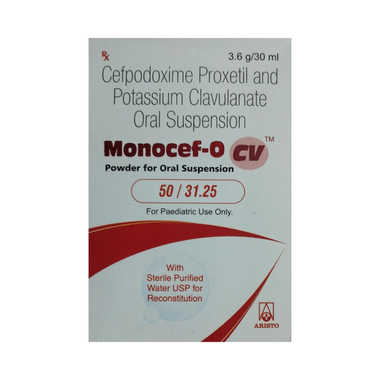 Monocef-O CV 50/31.25 Dry Syrup