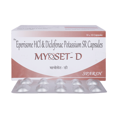 Myoset-D 150mg/100mg Capsule SR