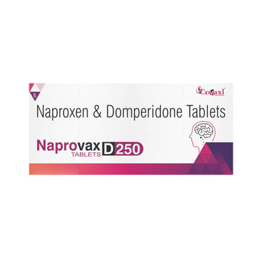 Naprovax D 250mg/10mg Tablet