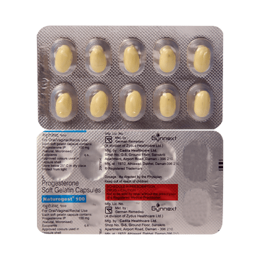 Naturogest 100mg Soft Gelatin Capsule