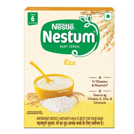 Nestle Nestum Baby Cereal From 6 to 24 Months Rice