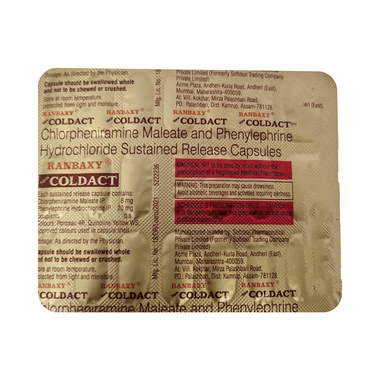 Image of New Coldact Capsule
