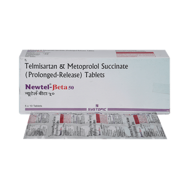 Newtel-Beta 50 Tablet PR