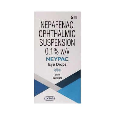 Neypac Eye Drop BAK Free