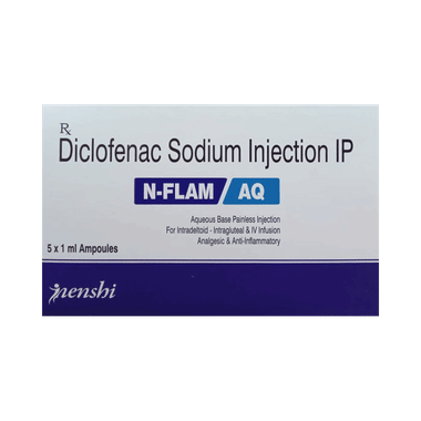 N-Flam AQ Injection 1.0 ml in 1 ampoule | GetOMeds
