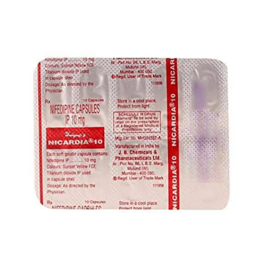 Nicardia 10 Capsule