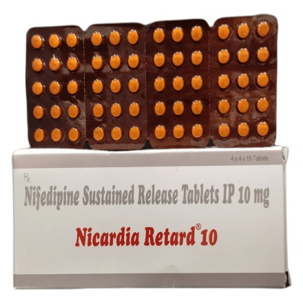 Nicardia Retard 10mg Tablet SR