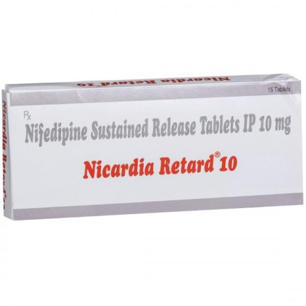 Nicardia Retard 10mg Tablet SR