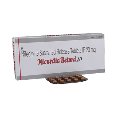NIcardIA Retard 20 Tablet SR
