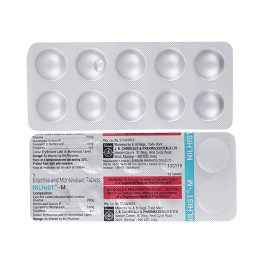 Nilhist M 20mg/10mg Tablet