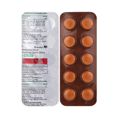 Nise Mdt 100mg Tablet MD