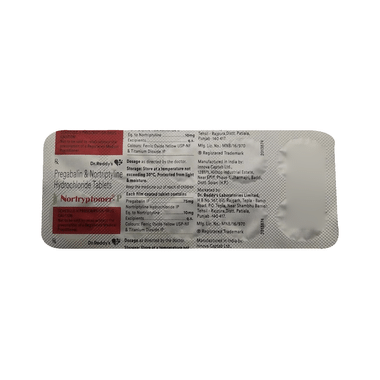 Nortryptomer-P 10mg/75mg Tablet