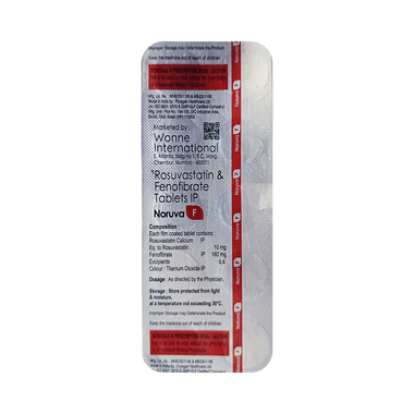 Noruva F 160mg/10mg Tablet