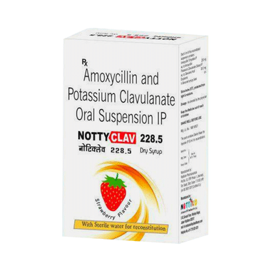 Notty Clav 228.5 Dry Syrup Strawberry