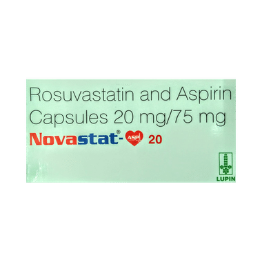 Novastat Asp 20mg/75mg Capsule
