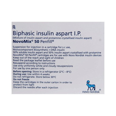 Novomix 50 100IU/ml Penfill