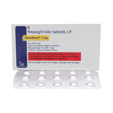 Image of Novonorm 1mg Tablet