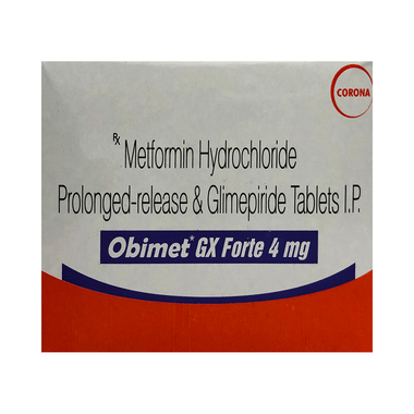 Obimet GX Forte 4mg Tablet PR