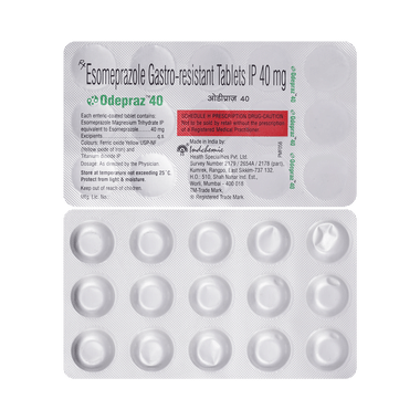 Odepraz 40mg Tablet