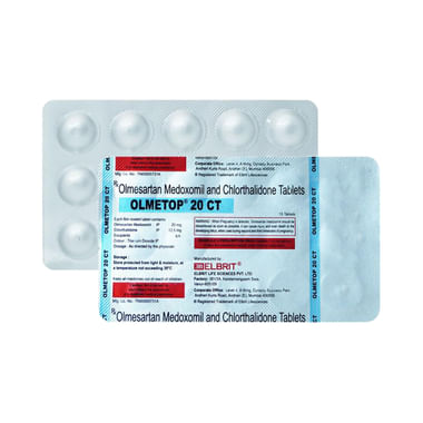Olmetop CT 20mg/12.5mg Tablet