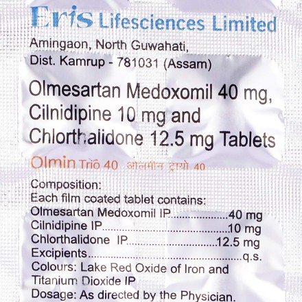 Olmin Trio 40 mg Tablet