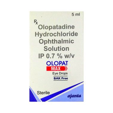 Olopat Max Eye Drop BAK Free