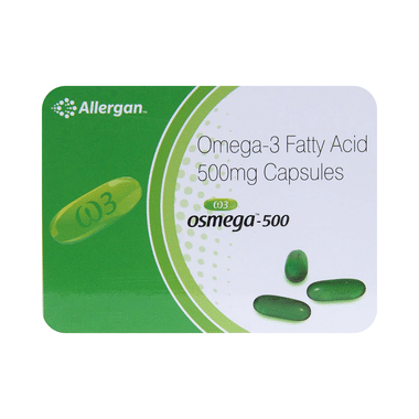 Osmega 500mg Omega-3 Fatty Acid Soft Gelatin Capsule