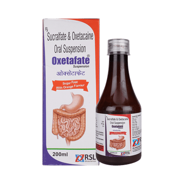 Oxetafate Oral Suspension Orange Sugar Free