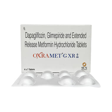 OXRAmet G 10mg/2mg/500mg Tablet XR