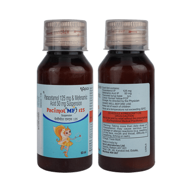 Pacimol MF 125 Oral Suspension