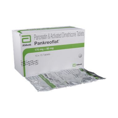 Pankreoflat 170mg/80mg Tablet