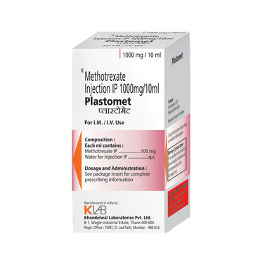 Plastomet 1000mg Injection