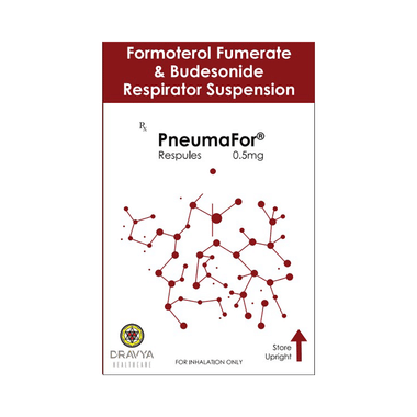 Pneumafor 0.5mg Respules (2ml Each)