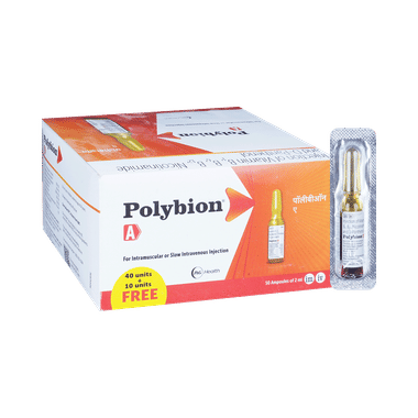 Image of Polybion A Injection | Provides Energy | Strengthen Immunity | Aids Energy Release | For Vitamin B Deficiency