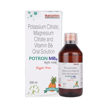 Potron MB6 Oral Solution Delicious Pineapple Sugar Free