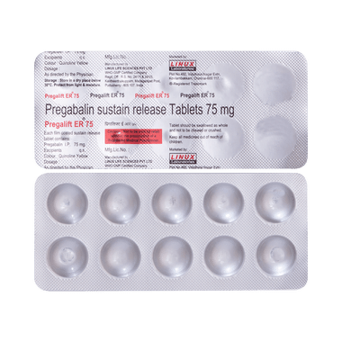 Pregalift 75mg Tablet ER