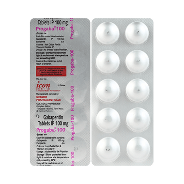 Progaba 100mg Tablet