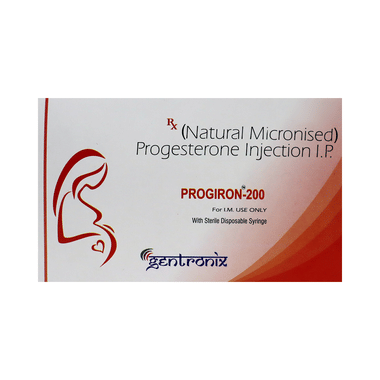 Progiron Injection Progiron 200 Injection 1 Injection in 1 box | GetOMeds