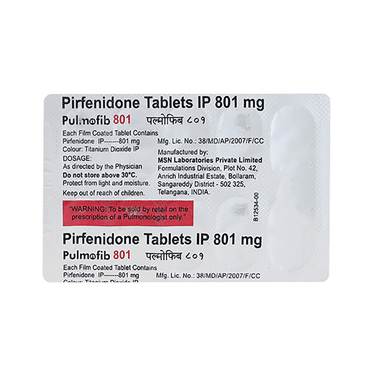 Pulmofib 801mg Tablet