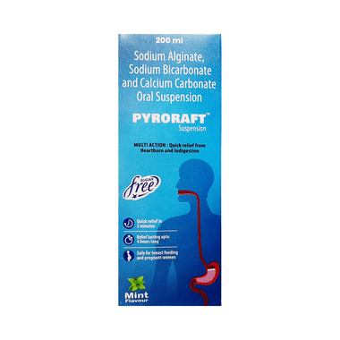 Pyroraft Oral Suspension Mint Sugar Free