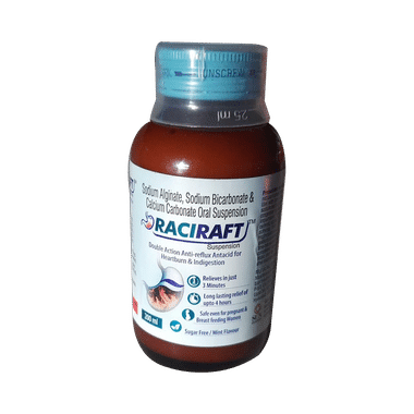 Raciraft Oral Suspension Mint Sugar Free