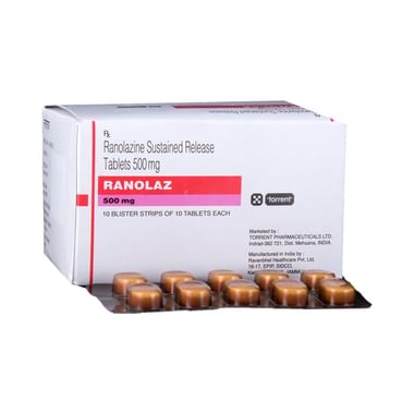 Ranolaz 500mg Tablet SR