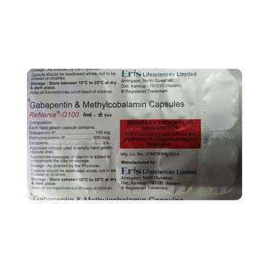 Renerve-G 100mg/500mcg Capsule