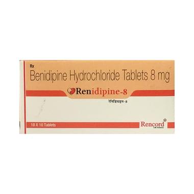 Renidipine 8 Tablet