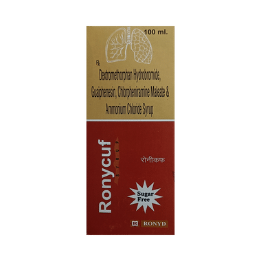 Ronycuf Syrup Sugar Free