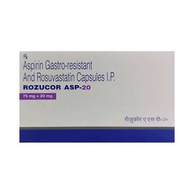 Rozucor ASP 20mg/75mg Capsule