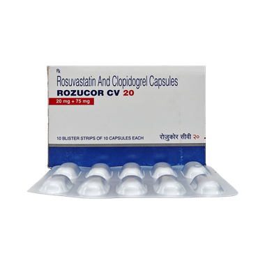 Rozucor CV 20mg/75mg Capsule