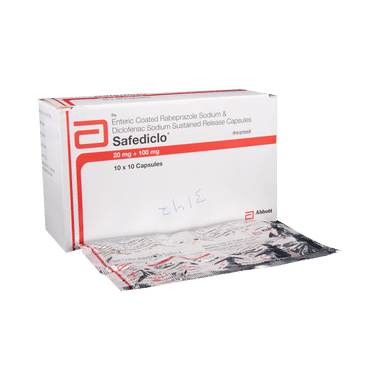 Safediclo 20mg/100mg Capsule SR